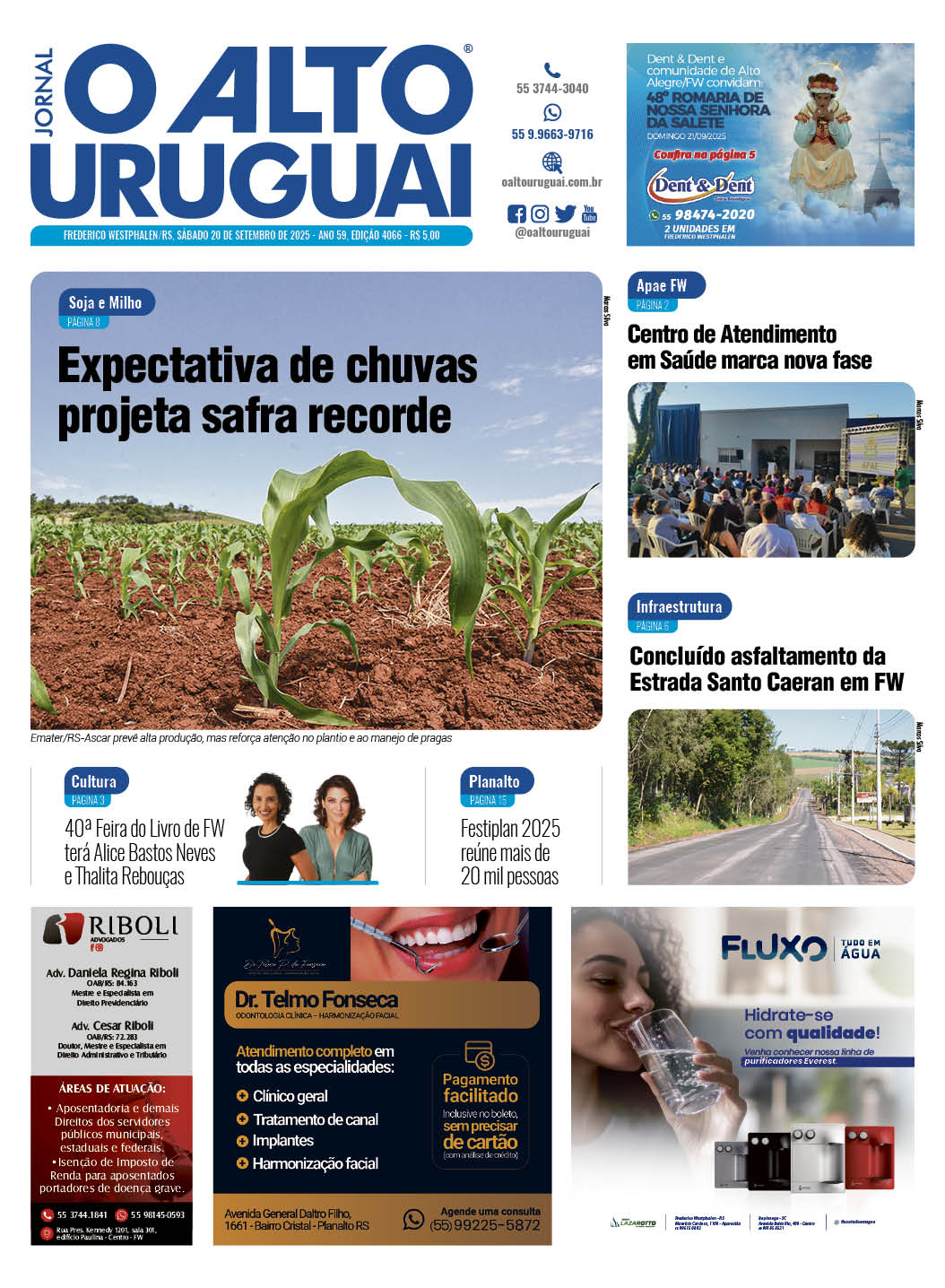 Capa Edição 4066 - Sábado