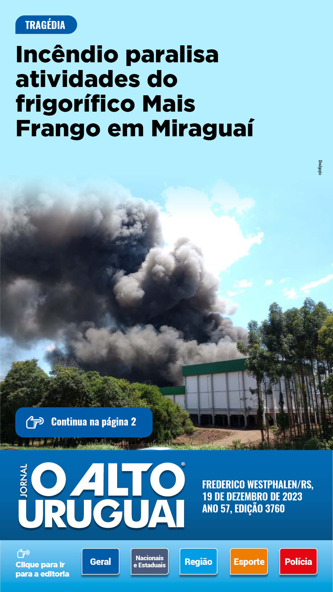 Capa Edição 3660 - Terça