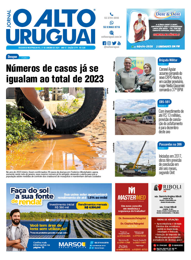 Capa Edição 3774 - Sábado