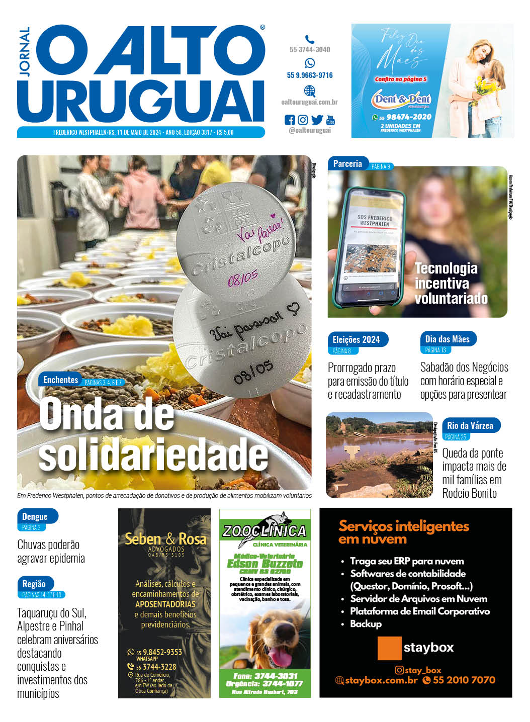 Capa Edição 3817 - Sábado