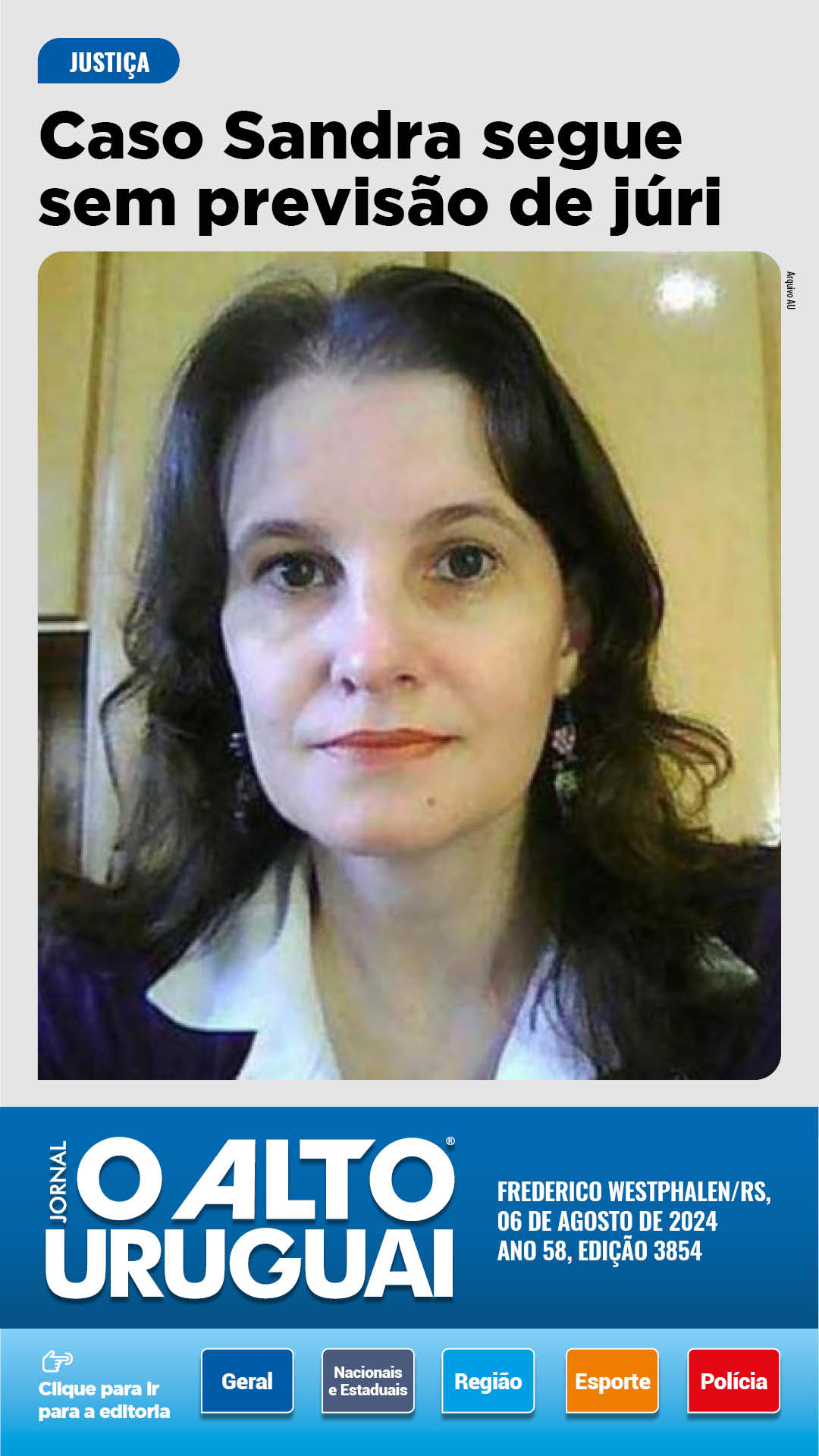 Capa Edição 3854 - Terça