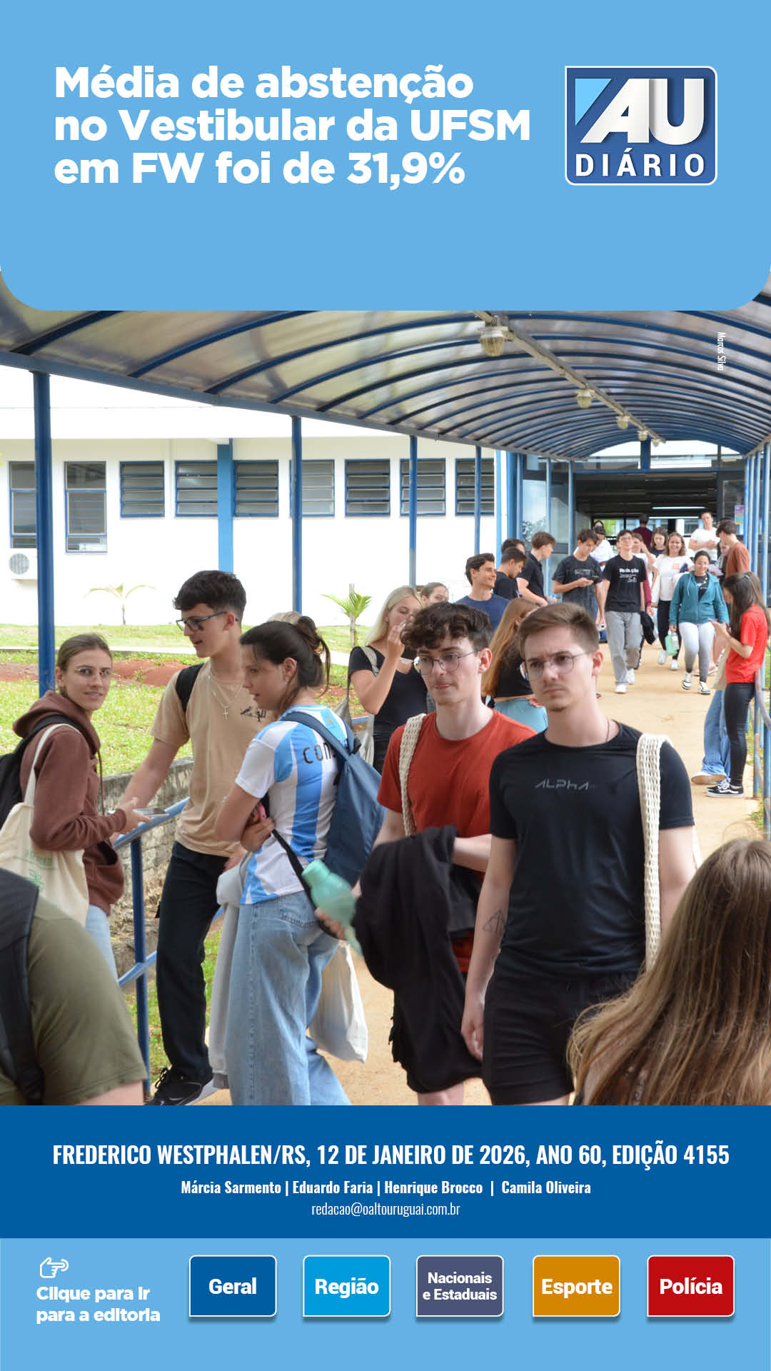 Capa Edição 4155 - Segunda