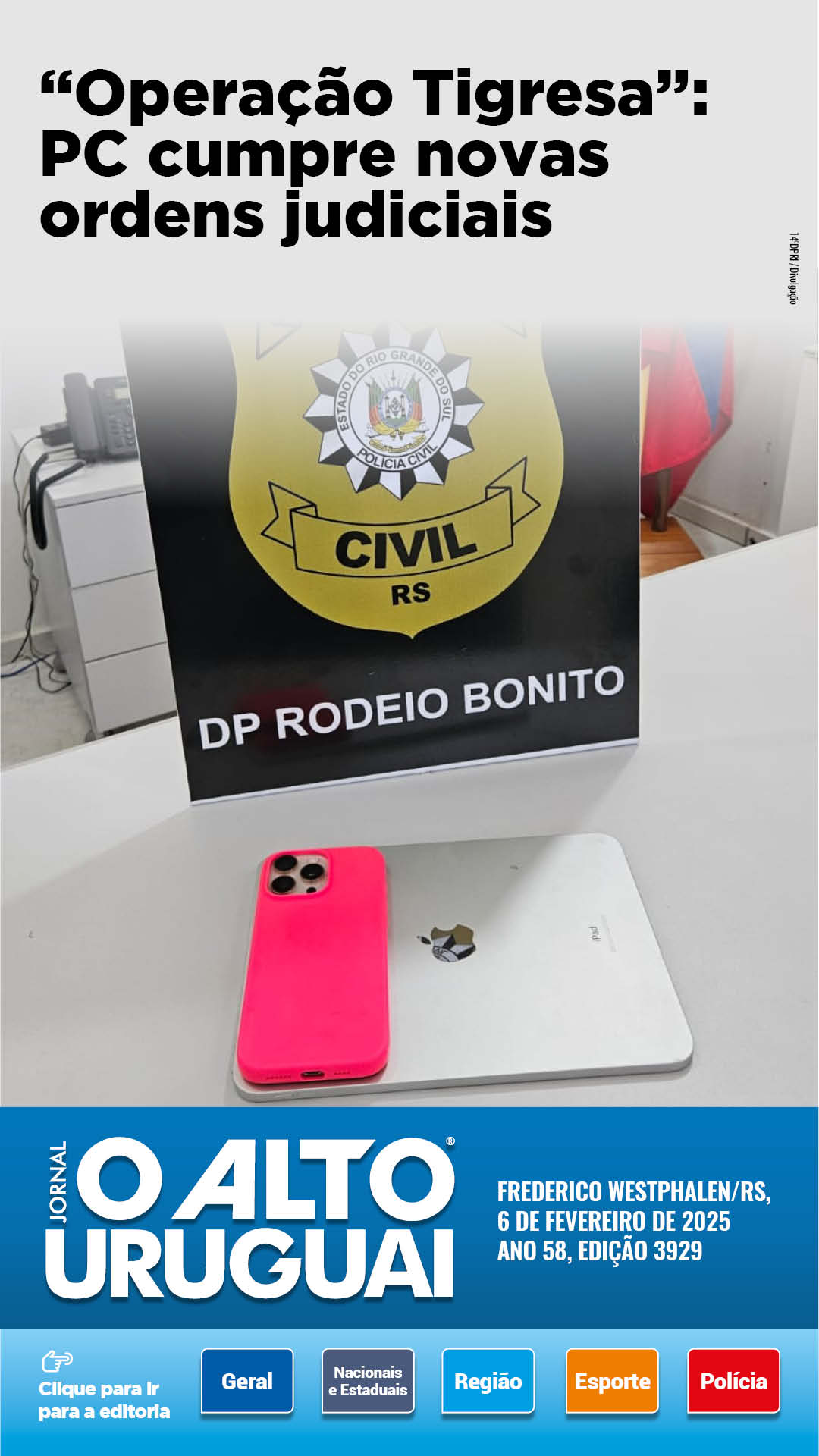 Capa Edição 3929 - Quinta