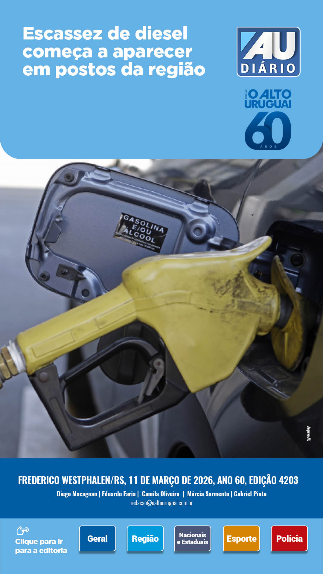 Capa Edição 4203 - Quarta