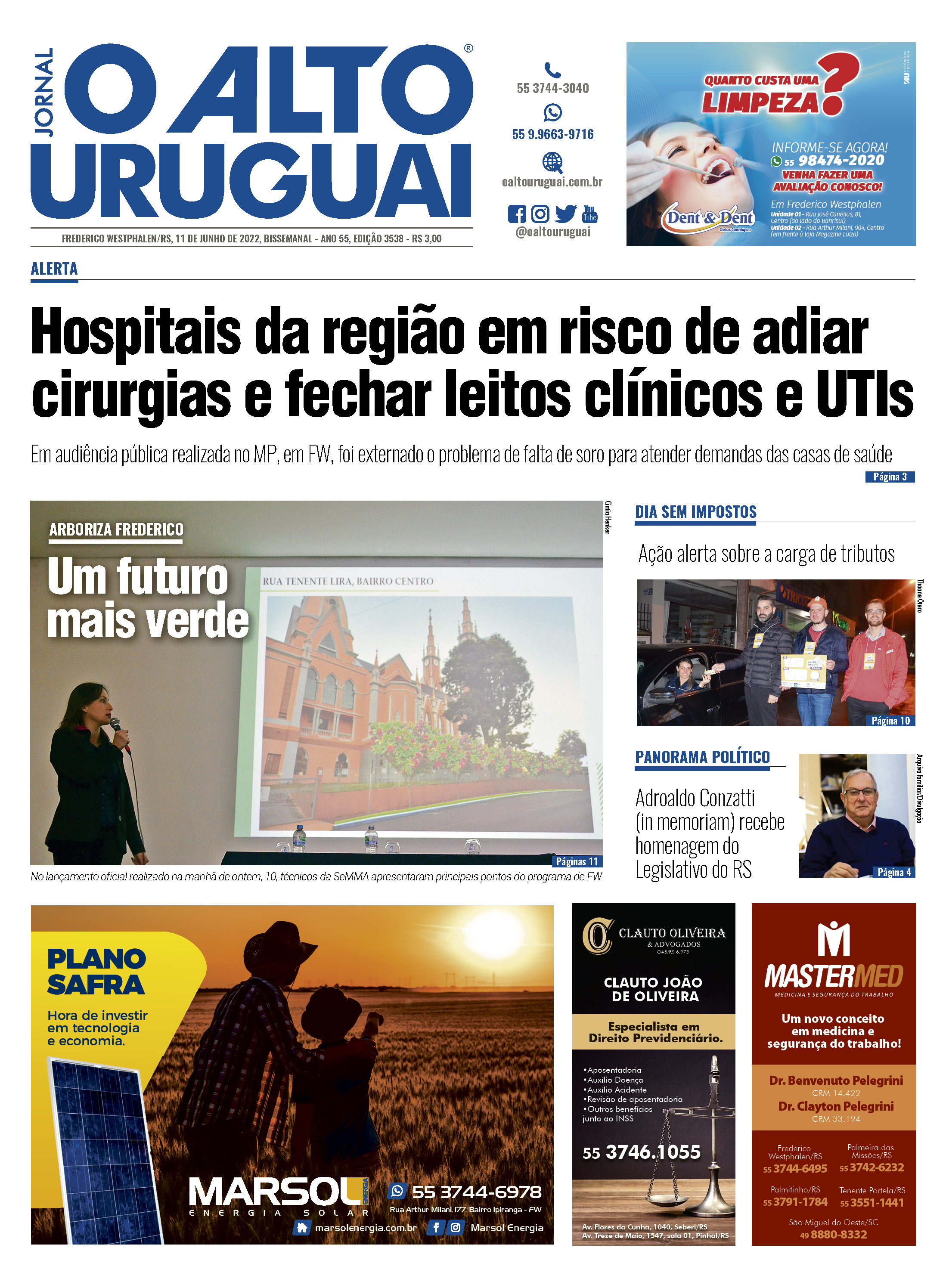 Capa Edição 3538 - Sábado