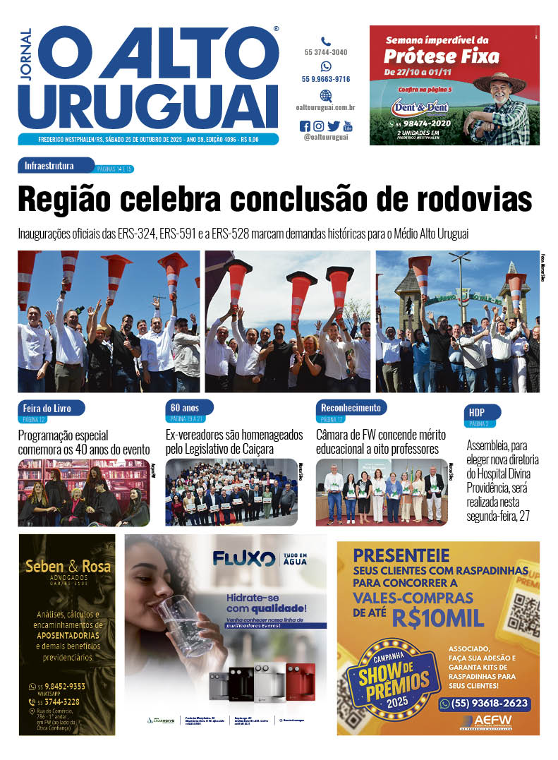 Capa Edição 4096 - Sábado